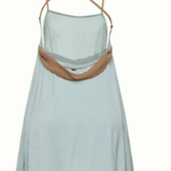 For Love and Lemons slip dress sky blue M - Picture 8 of 11